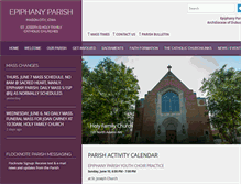 Tablet Screenshot of epiphanyparish.org